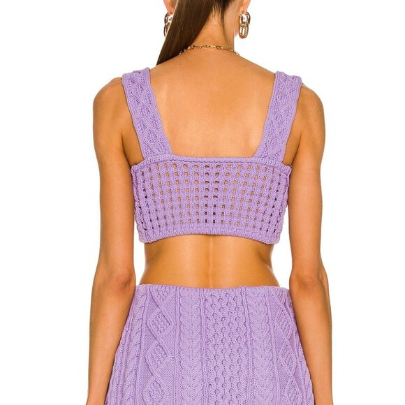 NWT AKNVAS Jodie Top in Purple size medium - Picture 2 of 8